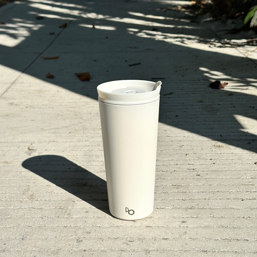 Cohen 柯恩双层 304 不锈钢咖啡杯 550ml - 咖啡杯/马克杯 - 不锈钢 白色