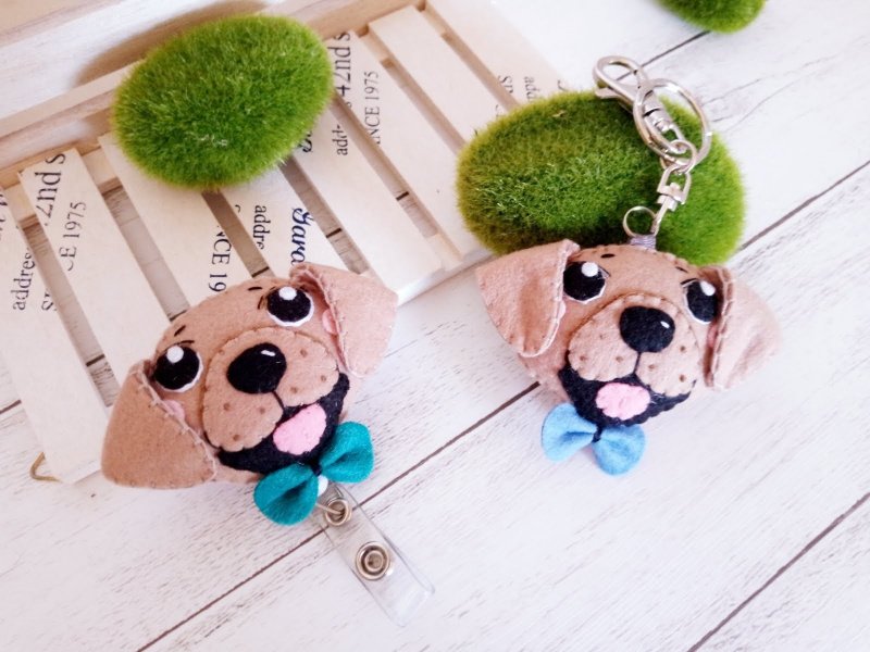 拉不拉多狗狗不织布~伸缩证件夹 - 名片夹/名片盒 - 聚酯纤维 多色