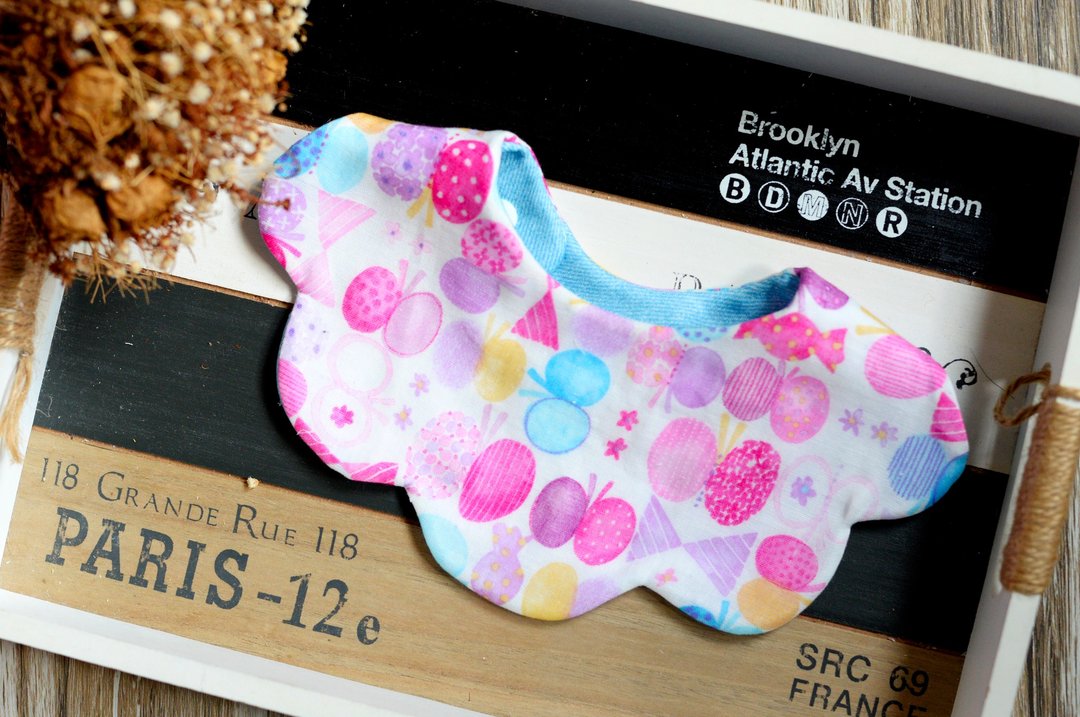 HandMade Babies BiB - 手作口水肩 (婴儿围兜兜) - 满月礼盒 - 棉 