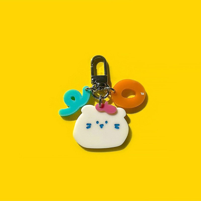 FURRY FRIENDS (MEOW) by DOGGU - 吊饰 - 压克力 白色