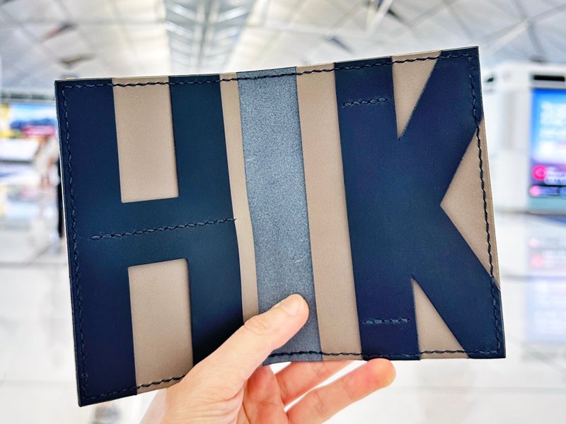 HK 3咭位护照套 好好缝 皮革DIY材料包 PASSPORT 证件套 旅行用品 - 皮件 - 真皮 多色