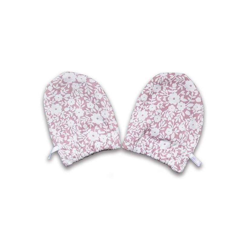 【Deux Filles有机棉】新生儿/婴儿手套-粉花 - 其他 - 棉．麻 