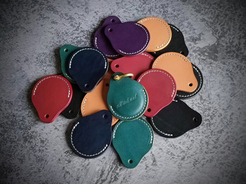 手工皮件 金鞄银  植鞣革 真皮 大楼 公寓 感应卡皮套 手工皮革 - 皮夹/钱包 - 真皮 