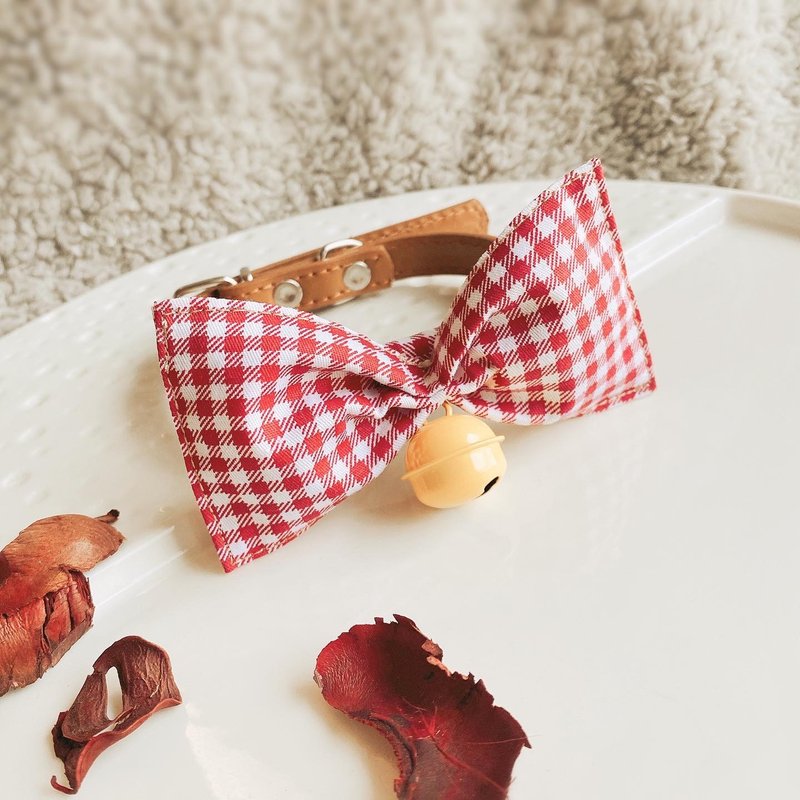 甜味义式饺子 宠物颈圈 定制化花色 - 项圈/牵绳 - 棉．麻 