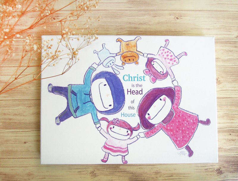 福音无框画-【基督是我家之主】 - 海报/装饰画/版画 - 其他材质 多色