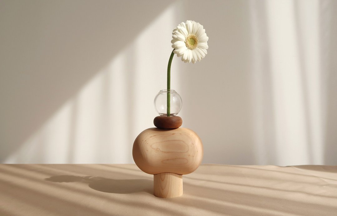O'Llow  baum vase 花瓶001 - 花瓶/陶器 - 木头 