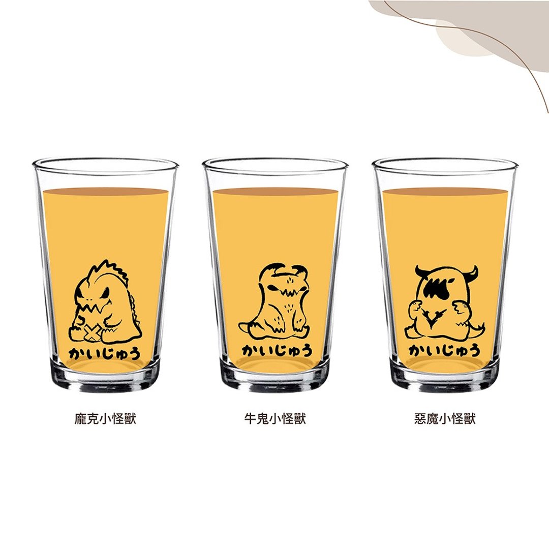 小怪兽 玻璃杯 水杯 茶杯 果汁杯 加厚耐热 送人自用 生日礼物 - 玻璃杯 - 玻璃 