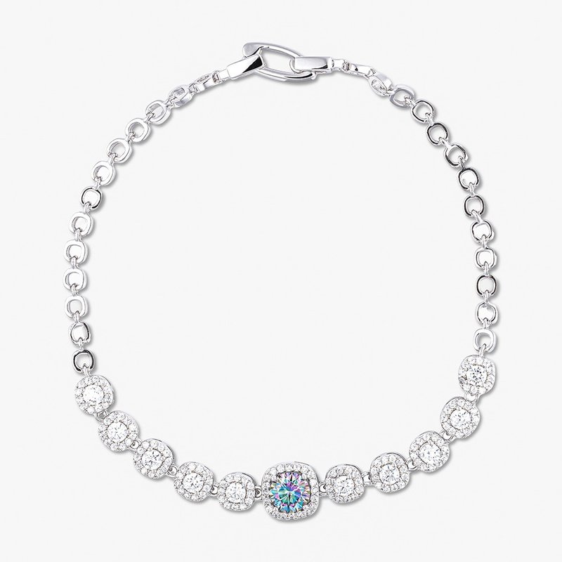 AMARA闪耀彩绿手链 莫桑钻 生日 情人节 圣诞 结婚 礼物 - 手链/手环 - 其他材质 