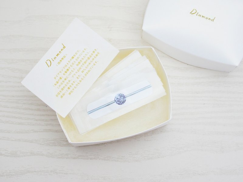 [四月] 钻石绷带戒指 - 其他 - 其他材质 银色