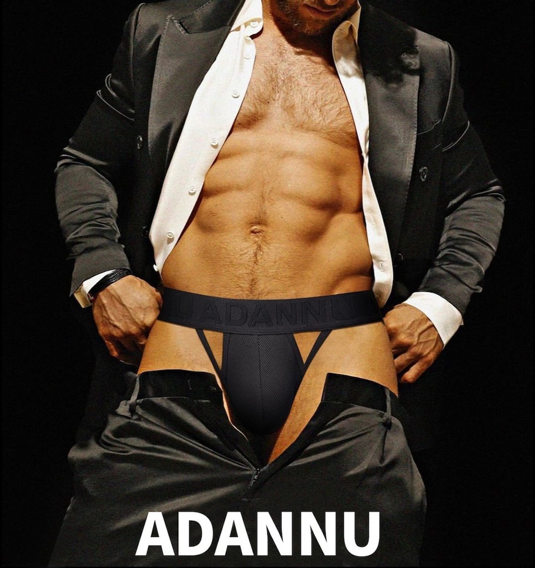 【ADANNU】男士三角內褲 高叉性感 - 男士内衣裤 - 棉 