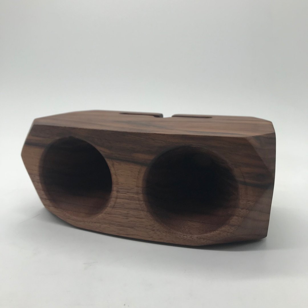 MicForest --水晶造型双孔音箱 - 扩音器/喇叭 - 木头 咖啡色