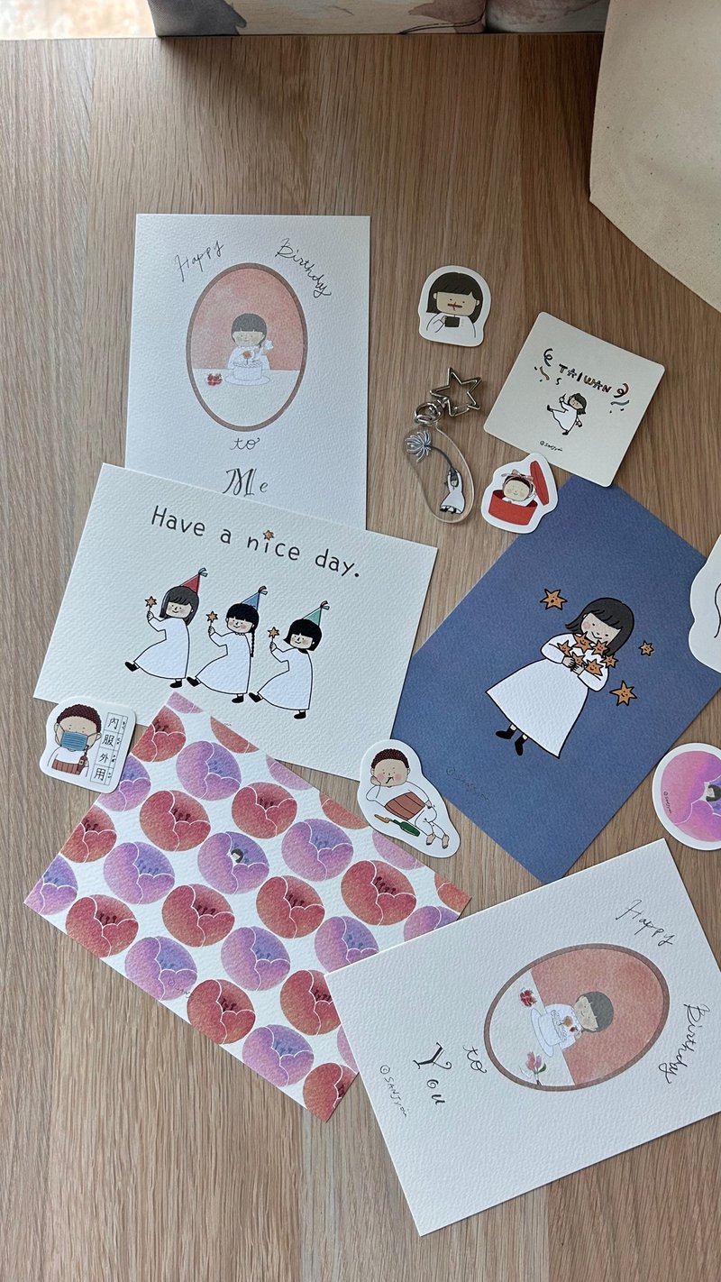 陈小姐明信片 - 卡片/明信片 - 纸 