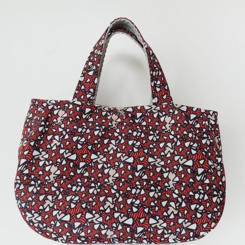 夏日野餐 午餐袋 妈妈包便当袋小托特袋娃娃车提袋-Muscle aches - 手提包/手提袋 - 聚酯纤维 红色