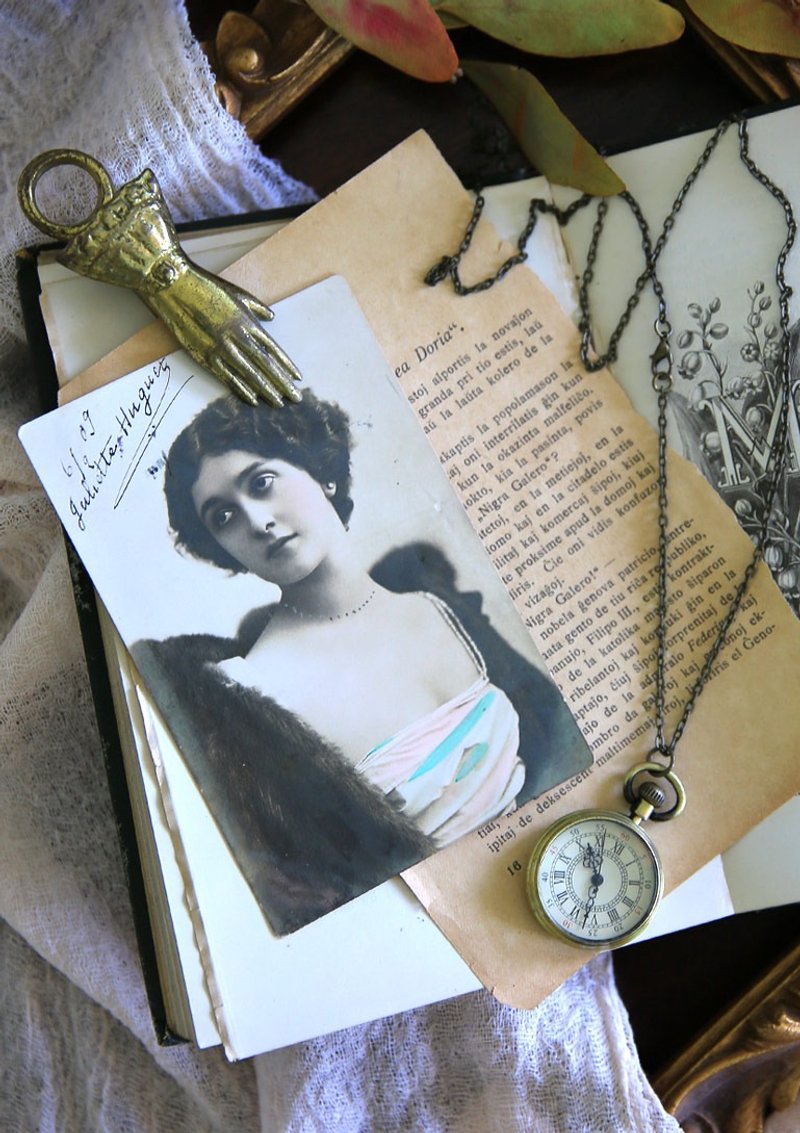 欧洲 法国 古董明信片 No.8 信件 - 卡片/明信片 - 纸 黑色