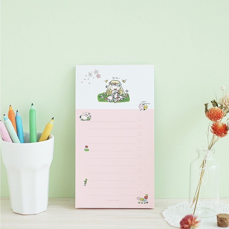 Livework-Todac待办事项清单-花环,LWK33578 - 便条纸/标签贴 - 纸 粉红色