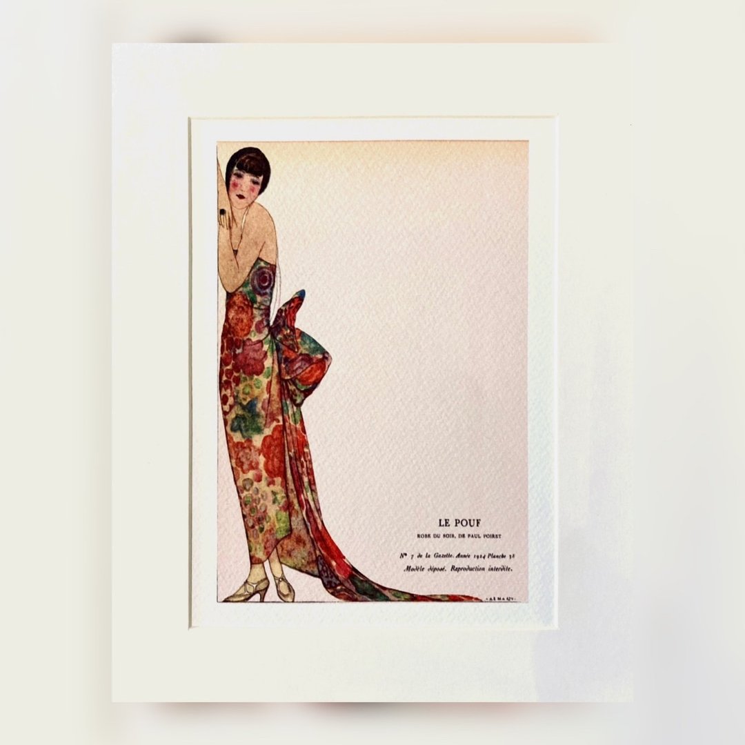 本店独立印制 - 法国1919年VINTAGE - 艺术月刊内页插画 - 海报/装饰画/版画 - 纸 白色