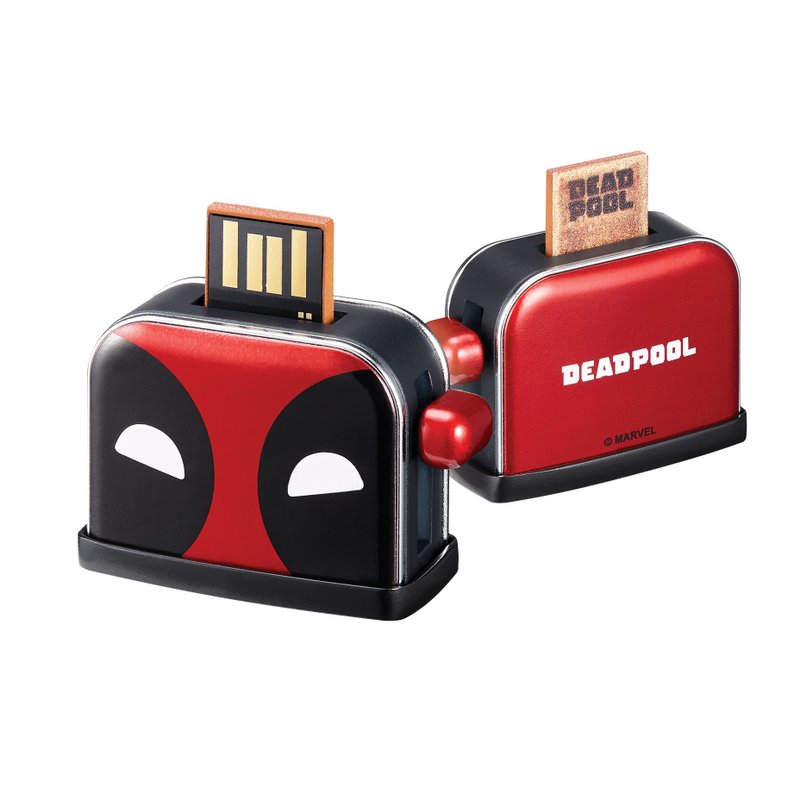 InfoThink 死侍DeadPool系列烤吐司机造型随身碟 16GB - U盘 - 其他材质 红色