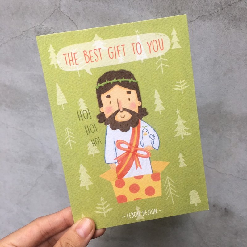 圣诞明信片-稣哥就是礼物 - 卡片/明信片 - 纸 