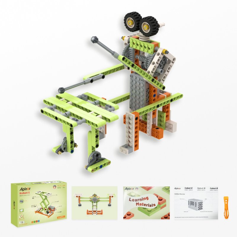 【孩子们学习玩具】STEM编程17种机械工程机械人 | Apitor Robot- - 其他 - 其他材质 