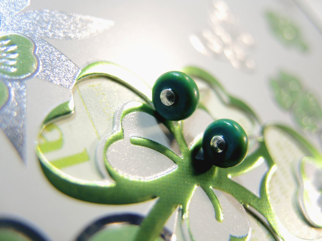 《Green 绿》简约风尚绿松石925纯银耳针耳环 - 耳环/耳夹 - 宝石 绿色