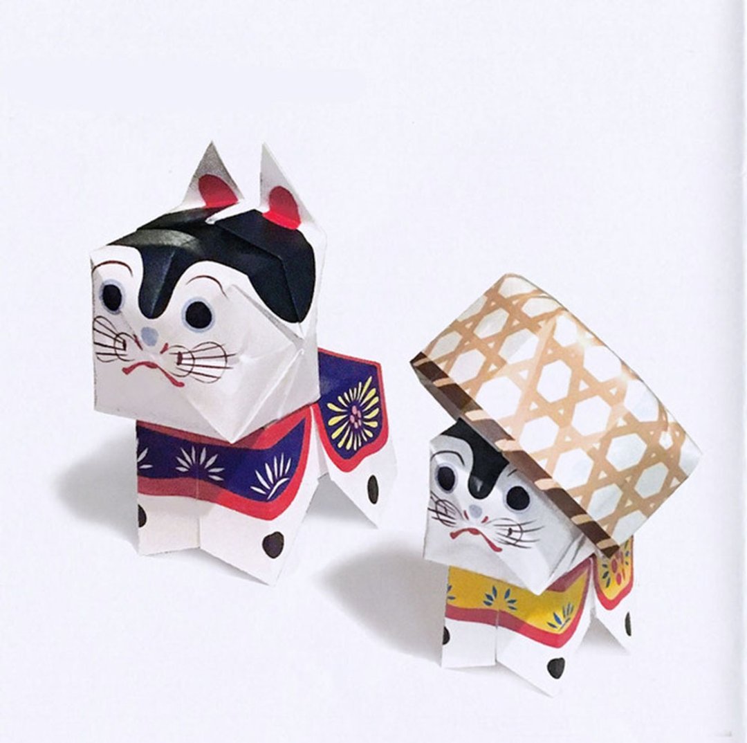 Origami Dog Hariko - 其他 - 纸 白色