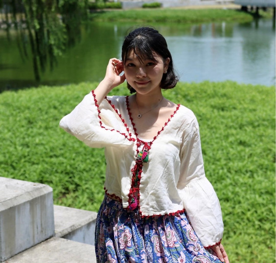 泰国手工丨透气轻民族 - 白云 - 女装上衣 - 棉 白色