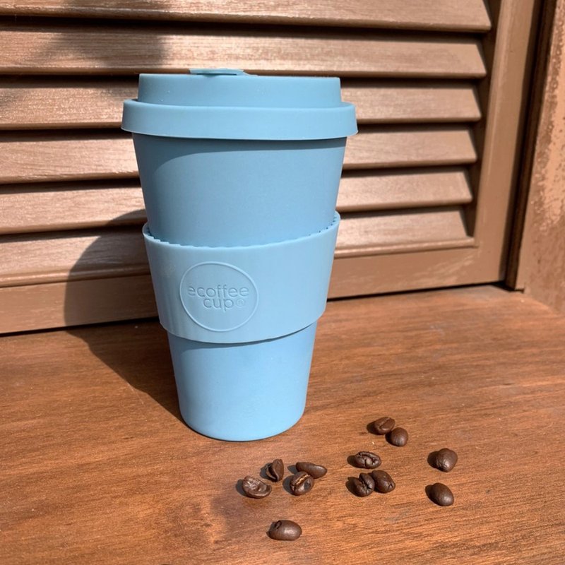 Ecoffee Cup | 14oz环保随行杯(雾灰蓝) - 咖啡杯/马克杯 - 其他材质 蓝色