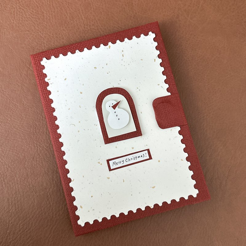 2025圣诞树点亮星星卡片DIY材料包 - 木工/竹艺/纸艺 - 纸 红色