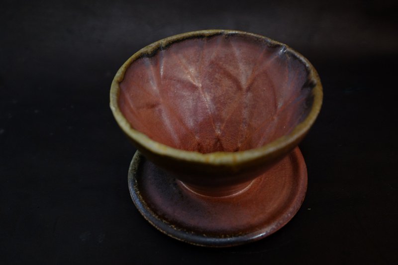 柴烧咖啡滤杯 - 咖啡壶/周边 - 陶 咖啡色