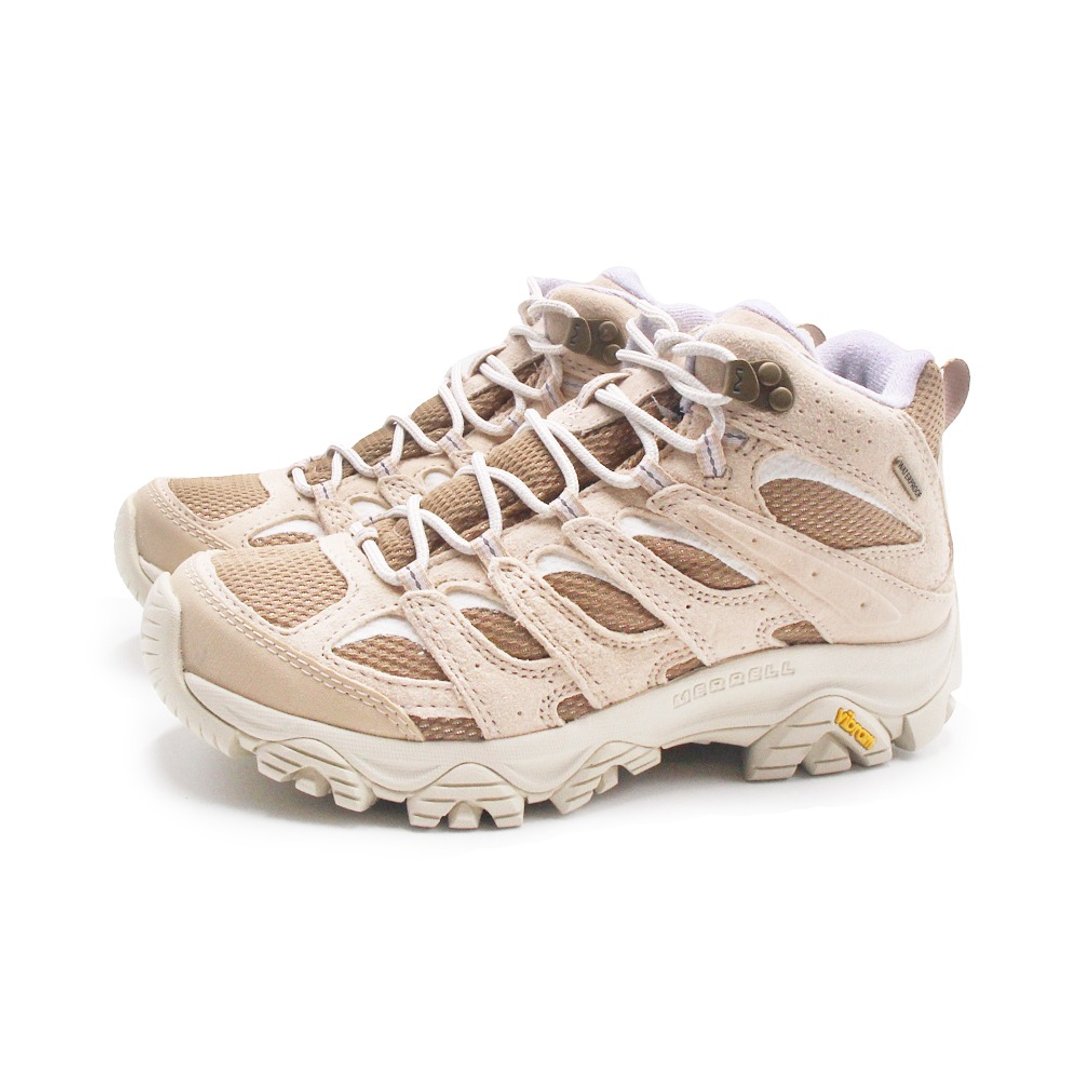 MERRELL MOAB 3 MID WP防水膜中筒登山户外健行鞋 女鞋-榛果棕 - 女款运动鞋/球鞋 - 其他材质 
