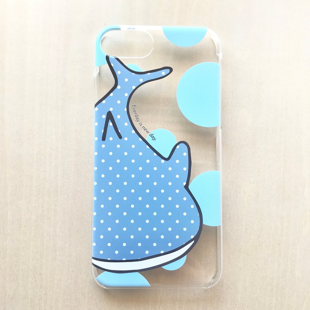 [Made to order] iPhone case Whale shark - 手机壳/手机套 - 塑料 蓝色