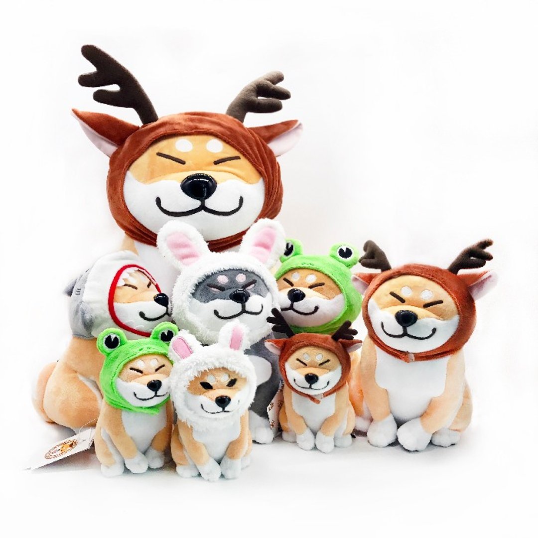 仓屋2017 柴犬公仔 小动物套头系列 中号公仔头套 - 其他 - 聚酯纤维 