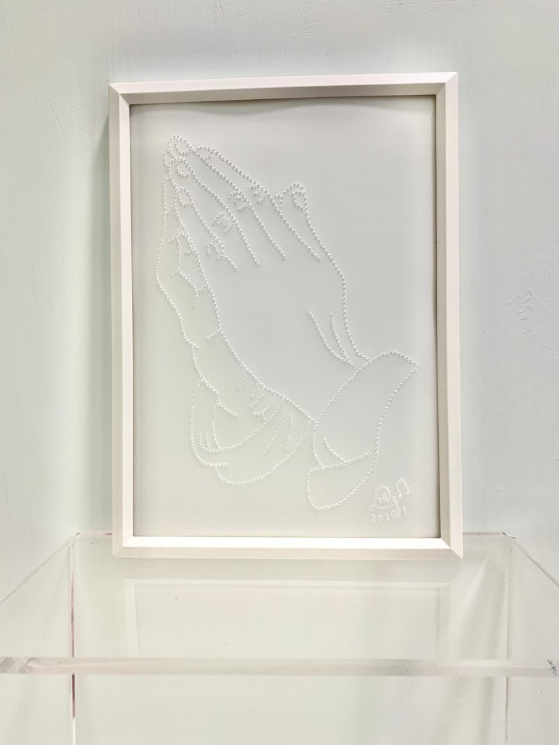 Blessings & Gratitude (Tactile Art)(原作) - 海报/装饰画/版画 - 其他材质 白色