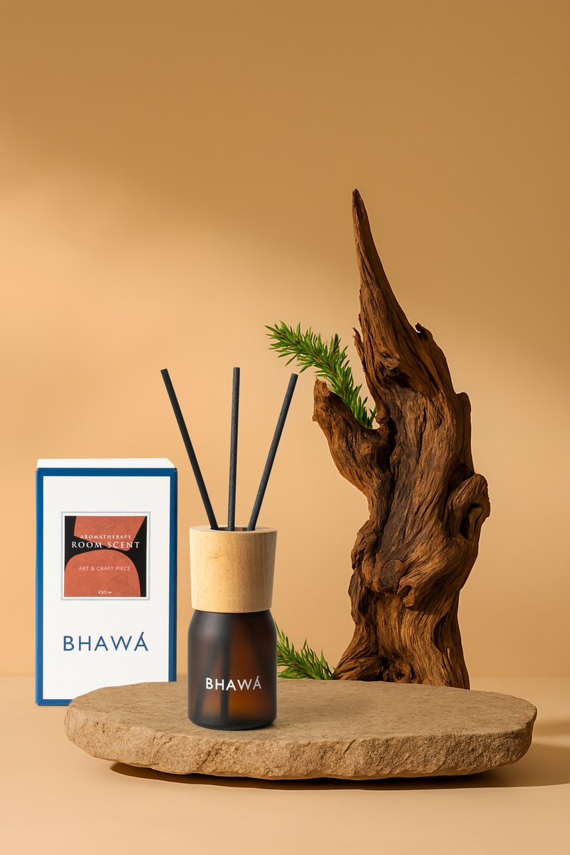 BHAWA手工艺室内香薰瓶和香薰液200ml套装 - 香薰/精油/线香 - 玻璃 