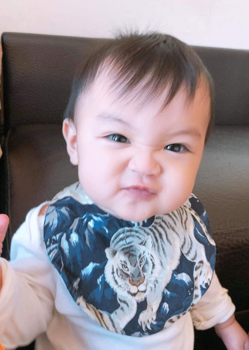 武松打虎 - 口水巾 围兜 - 围嘴/口水巾 - 棉．麻 多色