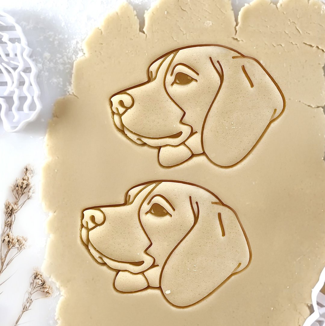 Beagle 造型饼干压模 狗狗肖像 - 其他 - 塑料 