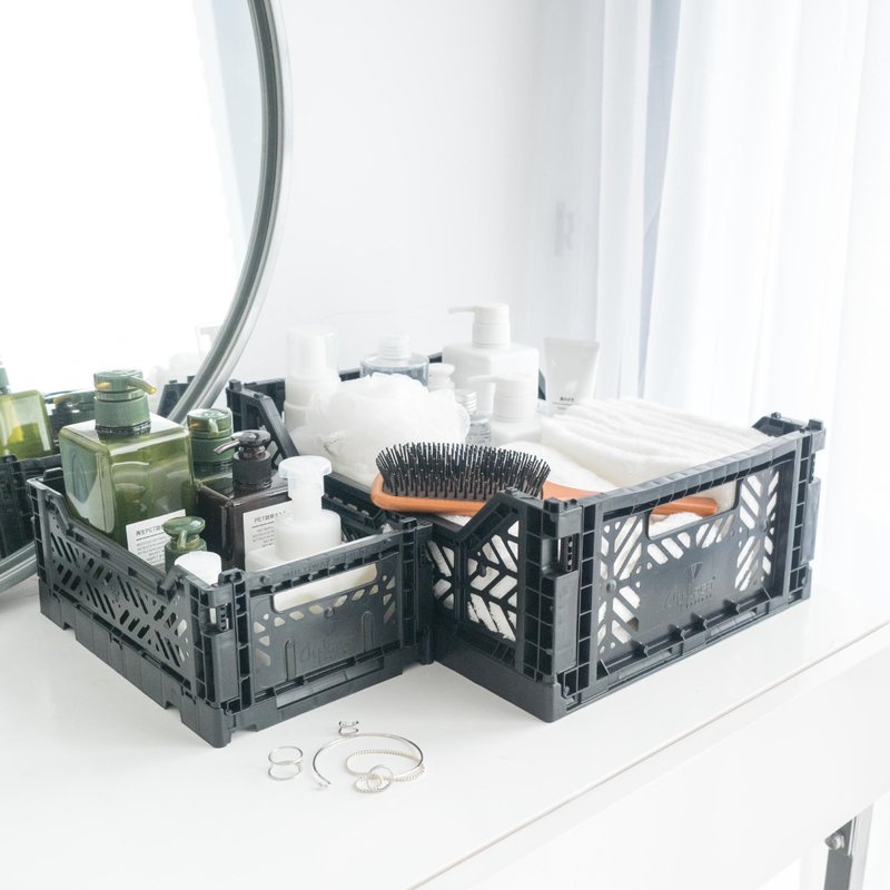 土耳其Aykasa折叠收纳篮(M)-黑色 - 收纳用品 - 塑料 