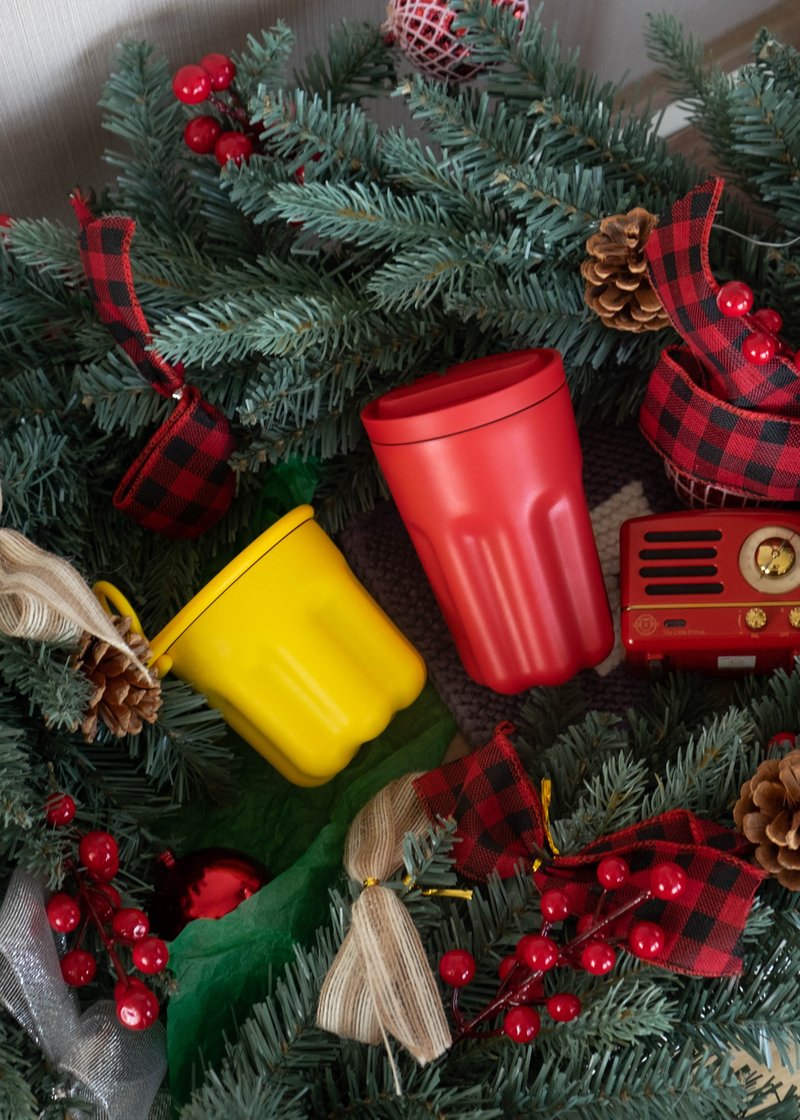 【HOLOHOLO】JELLY CUP 大果冻双层保温杯 (240ml / 6种颜色) - 其他杯子 - 不锈钢 黄色