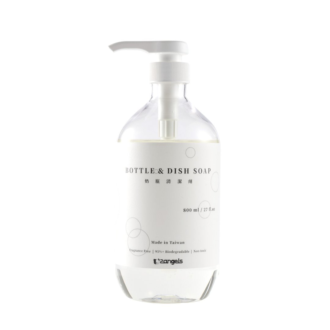 2angels植洁奶瓶餐具清洁液_新世代APG洁净配方 800ml - 碗盘清洁 - 浓缩/萃取物 
