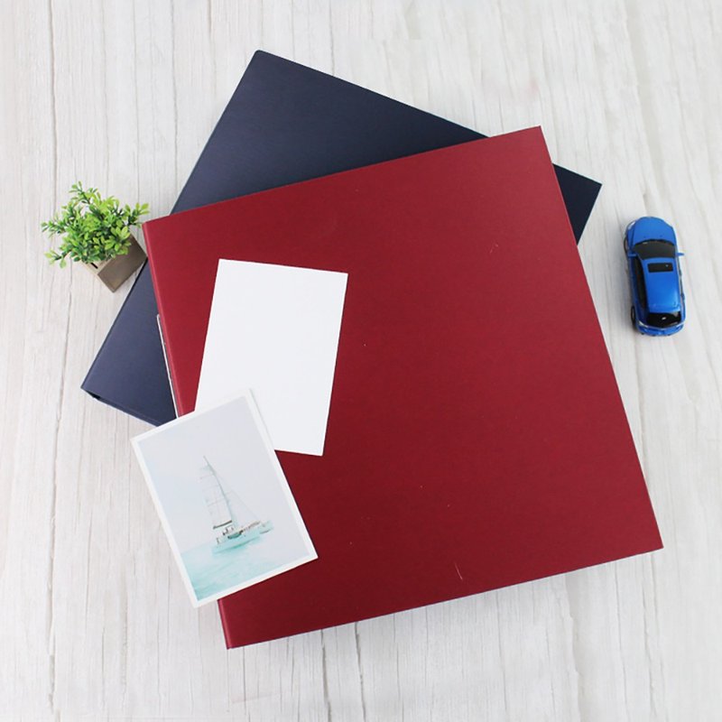 Chuyu 6K 3孔相本黑3x5/180枚/相册/相册/雨丝纹 - 相簿/相册 - 其他材质 多色