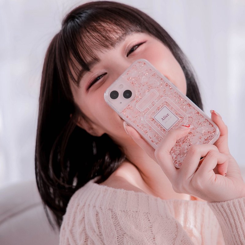 清新香水 玫瑰金贝拉壳 - (订制名字) iPhone定制化手机壳 - 手机壳/手机套 - 其他材质 