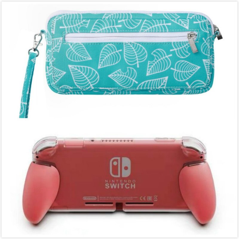 任天堂switchlite收纳包ns保护套加上骷髅GripCase一体握把壳可装 - 数码小物 - 其他材质 绿色
