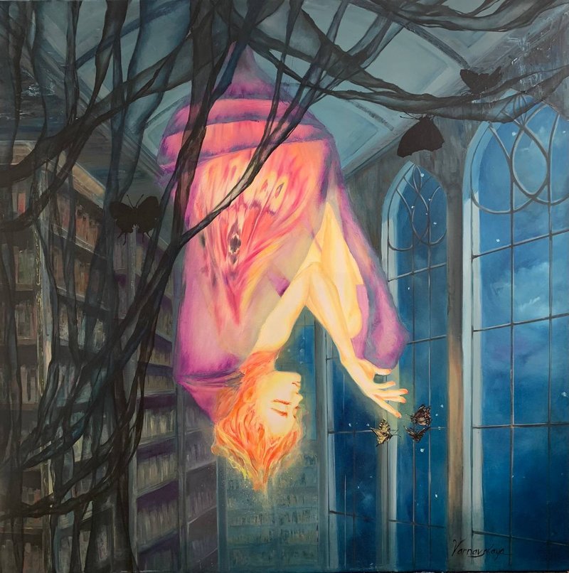 超现实主义纯手工油画俄罗斯艺术 - 墙贴/壁贴 - 其他材质 多色