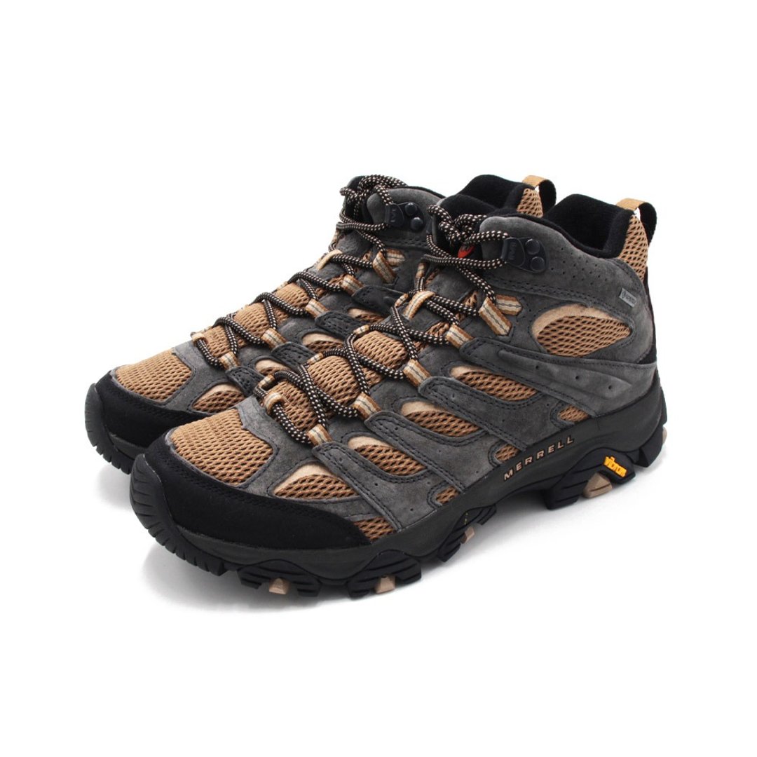 MERRELL(男)MOAB 3 MID GORE-TEX防水登山中筒鞋 男鞋-灰咖 - 男款运动鞋/球鞋 - 其他材质 