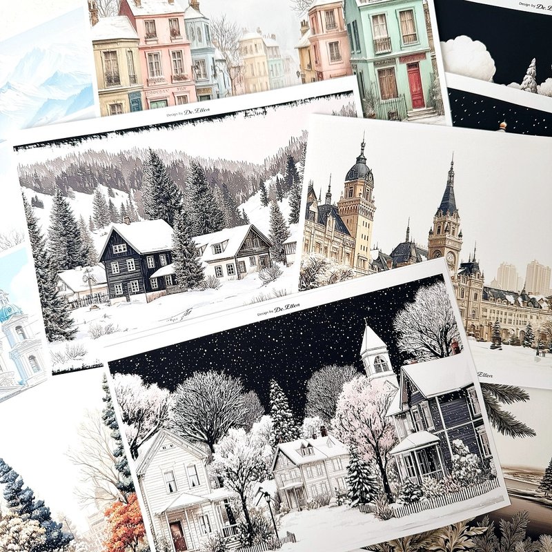 Z722+Z723+Z724+Z725+Z726+Z727 - 多样背景设计 - 贴纸 - 纸 