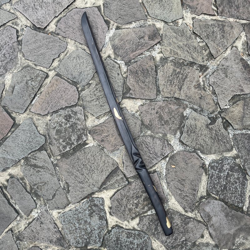 我贩剑　妖刀　京古今日子　手工艺术木剑木刀武士刀日本刀　魔剑 - 摆饰 - 木头 黑色