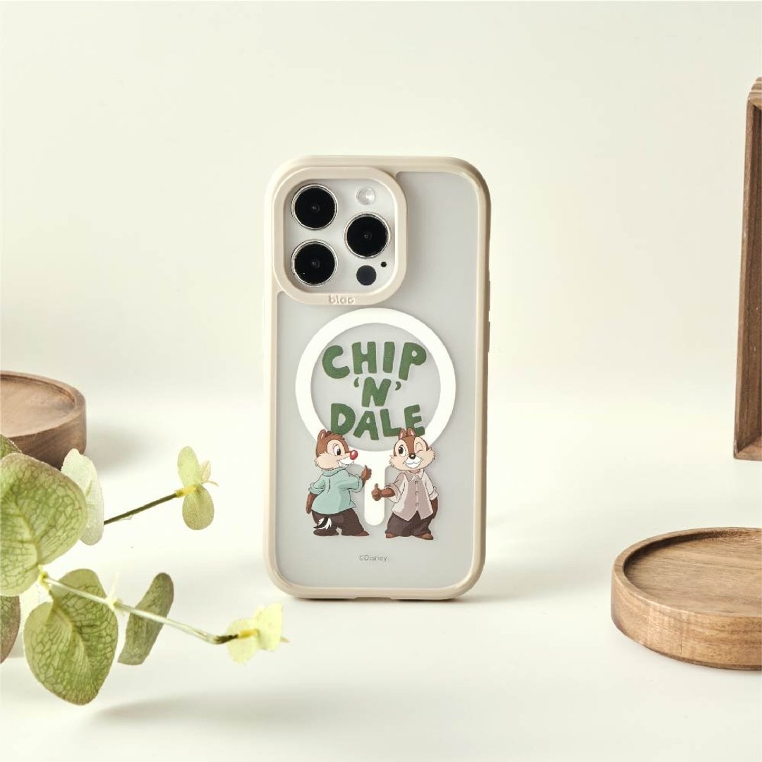 Disney Life-奇奇与蒂蒂款极光雾透MagSafe iPhone手机壳 - 手机壳/手机套 - 塑料 多色