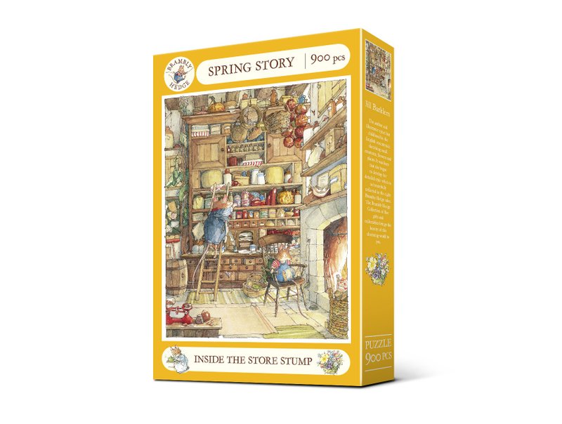 蔷薇村的故事拼图 春天 树屋中的仓库 - 拼图 - 纸 