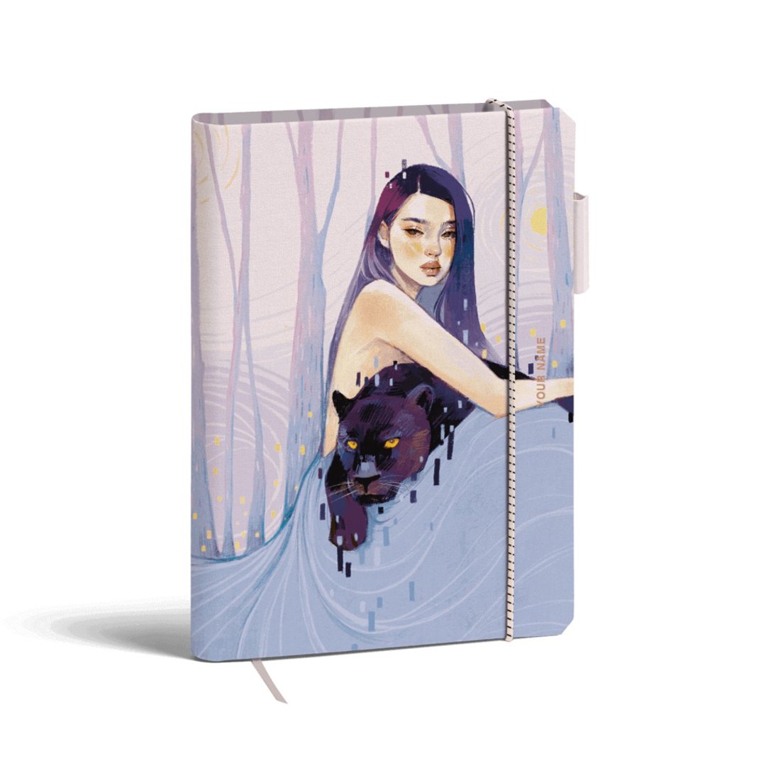 【定制化礼物】Selene 月亮女神 客制化笔记本 - 笔记本/手帐 - 纸 