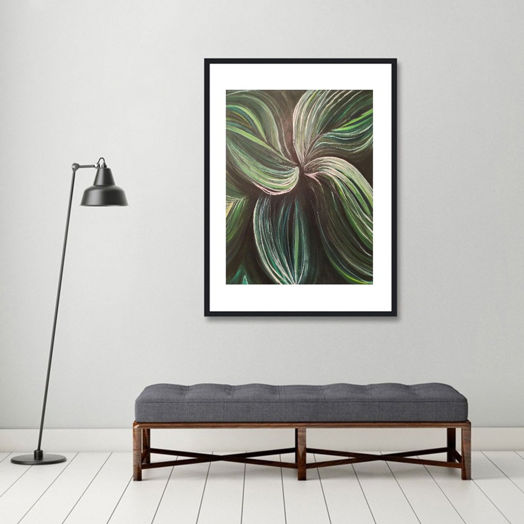 Indoor Plants Painting, Plant Wall Art,  Wall Decor, Kitchen Decor - 墙贴/壁贴 - 压克力 多色